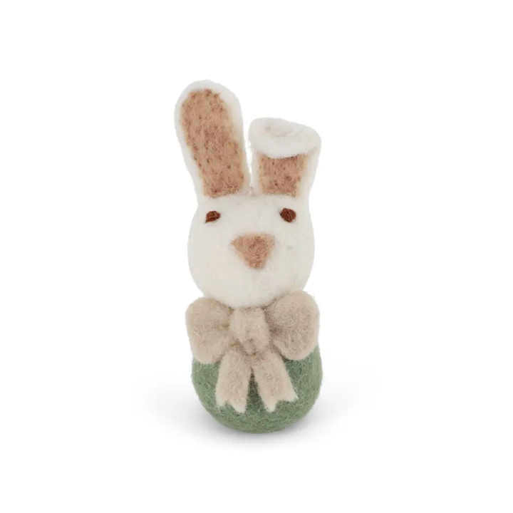 Mini Bunny with Bow | Green