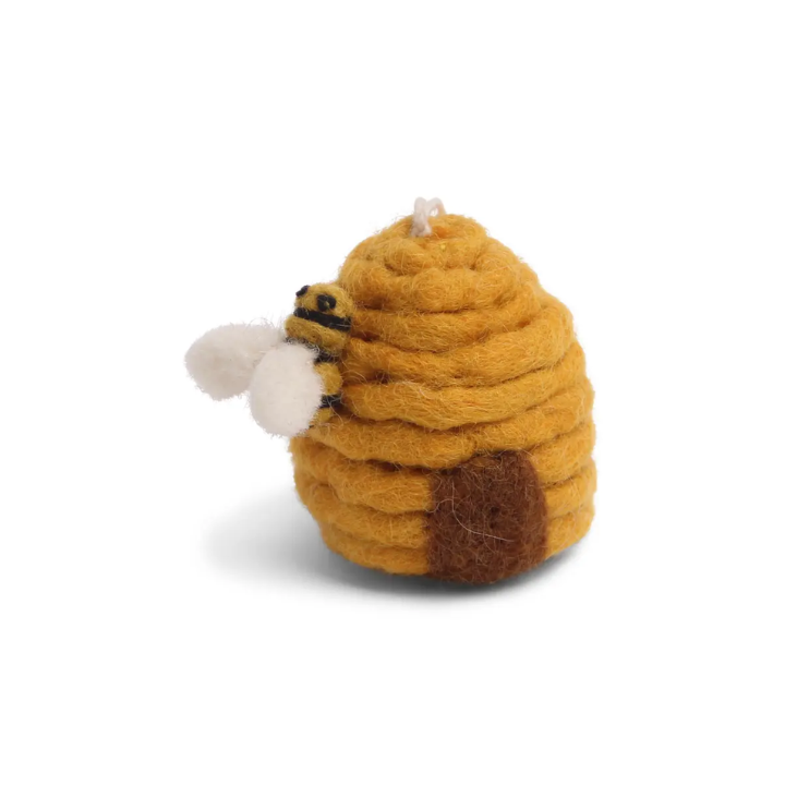 Felted Wool Bee Hive