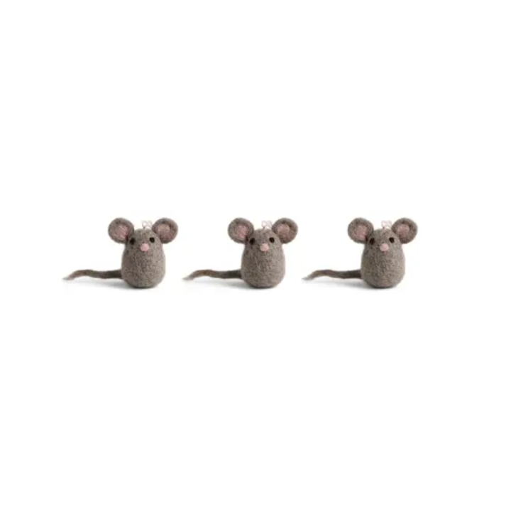 Mini Felt Mouse | Set of 3