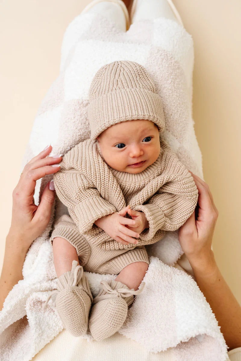 Chunky Knit Sweater | Tan