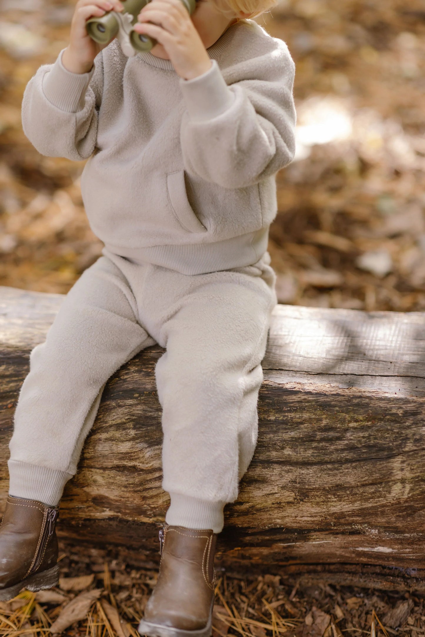 Teddy Fleece Sweatshirt | Cream