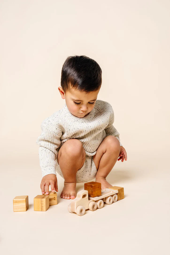 Chunky Knit Sweater | Cream Speckle