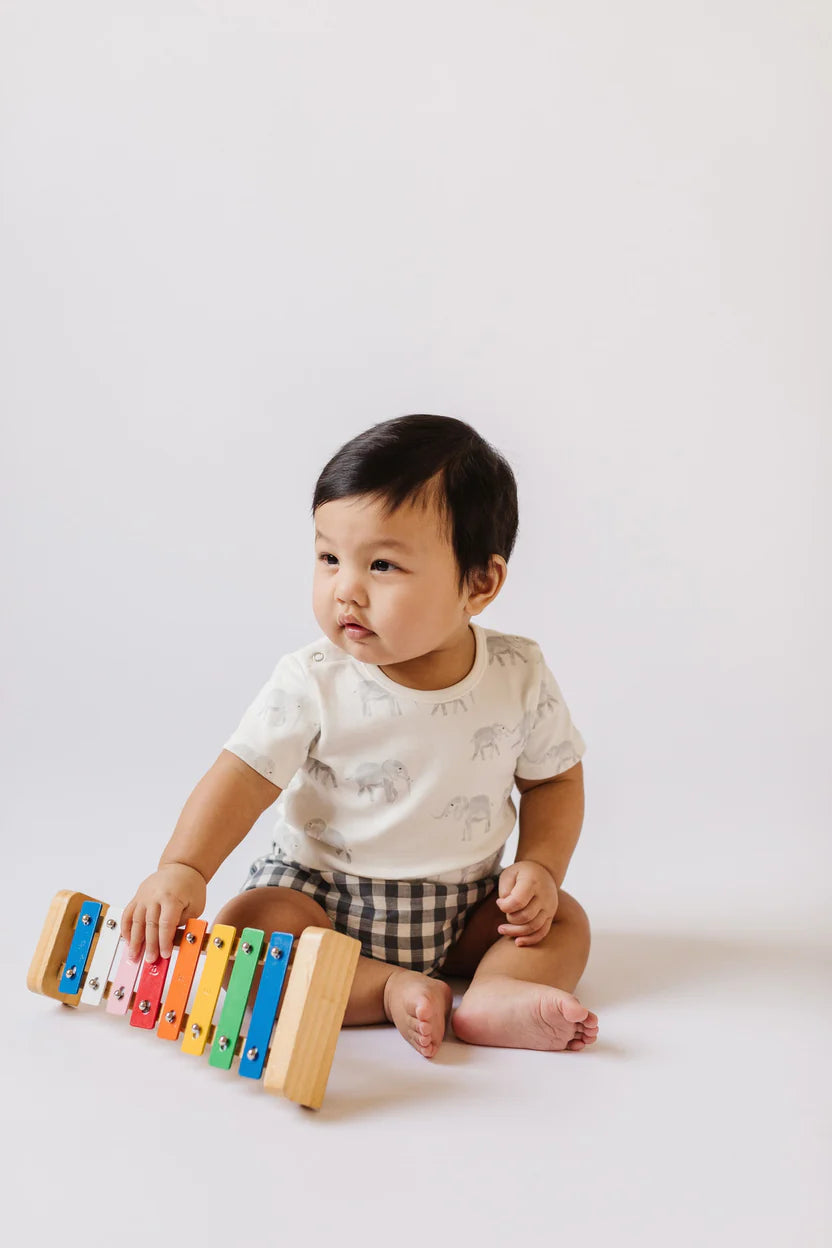 Short Sleeve One Piece | Follow Me Elephant