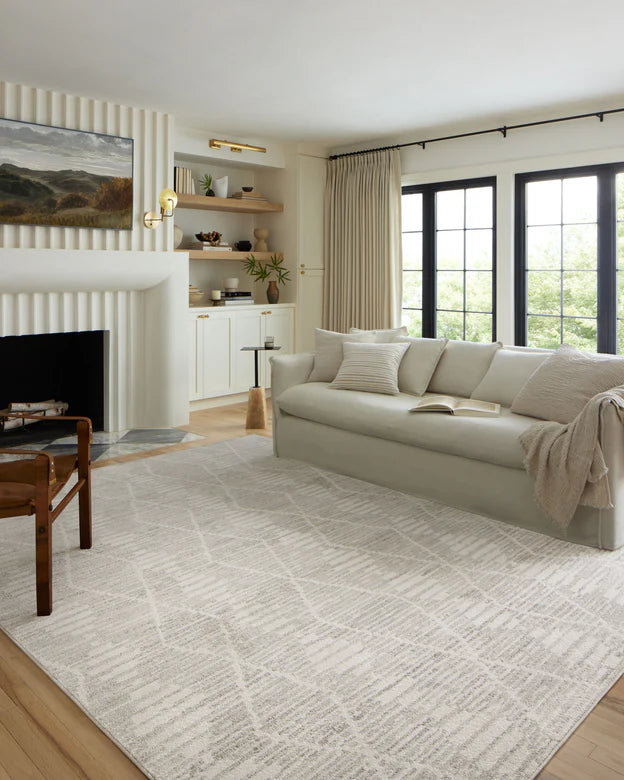 Kamala Rug | Ivory & Silver