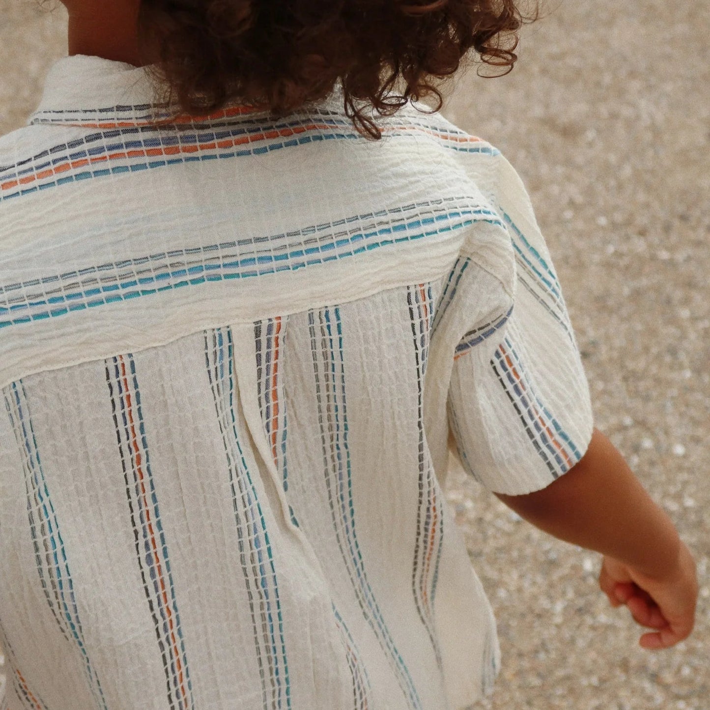 Vincent Striped Shorts | Antique White