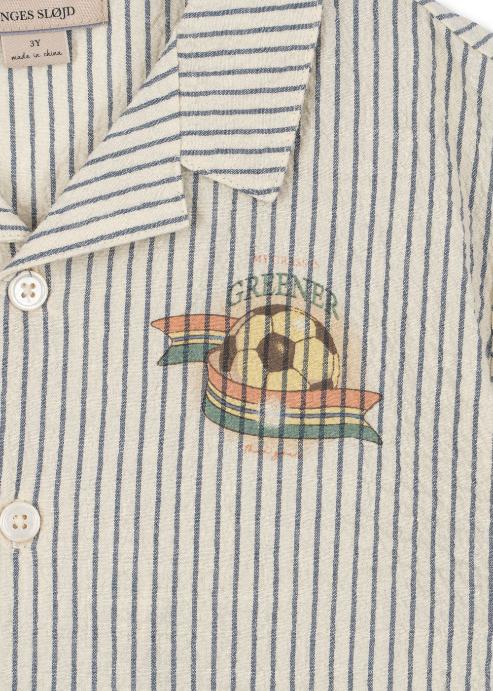 Elliot Button Up | Blue Stripe