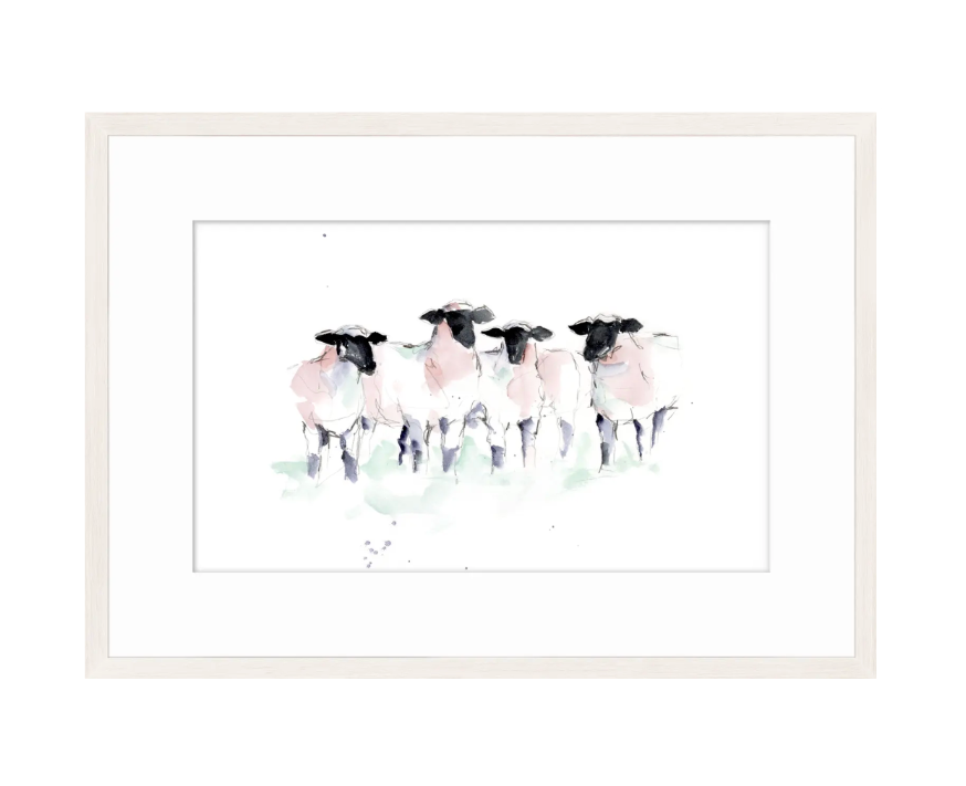 Watercolour Sheep II