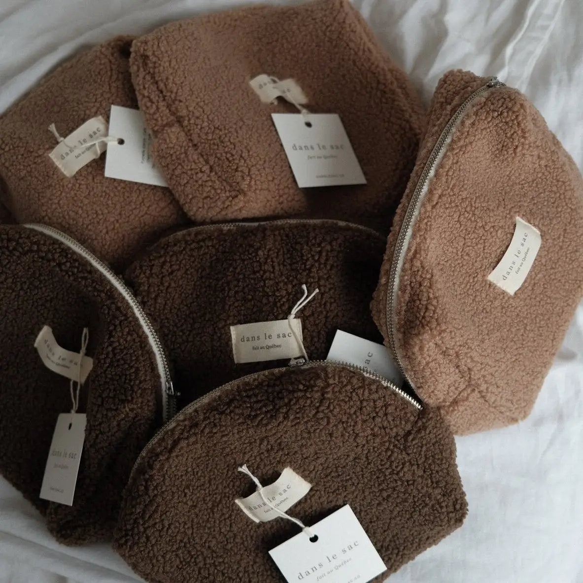 Sherpa Teddy Bear Pouch