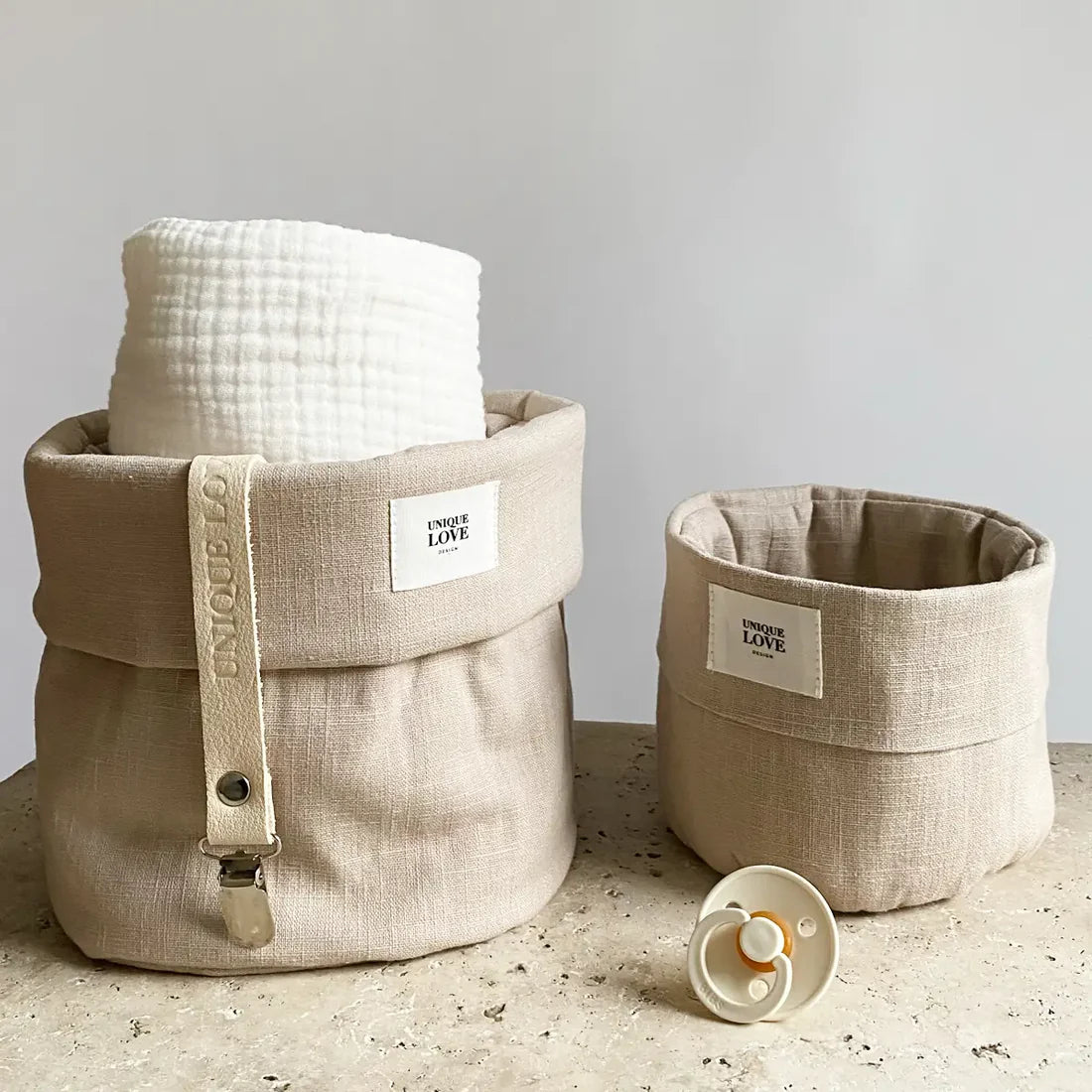 Linen Storage Baskets | Set of 2