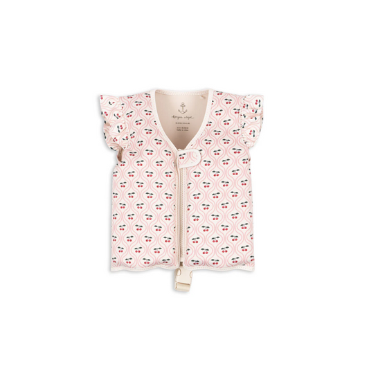Avery Swim Vest | Cherry
