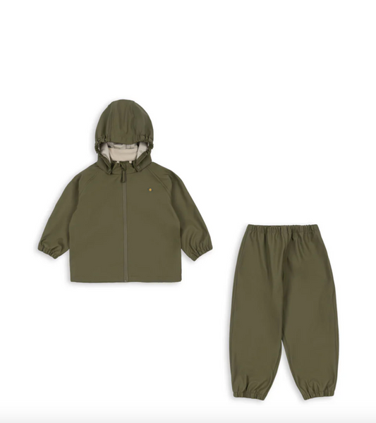 Plainy Rain Set | Burnt Olive