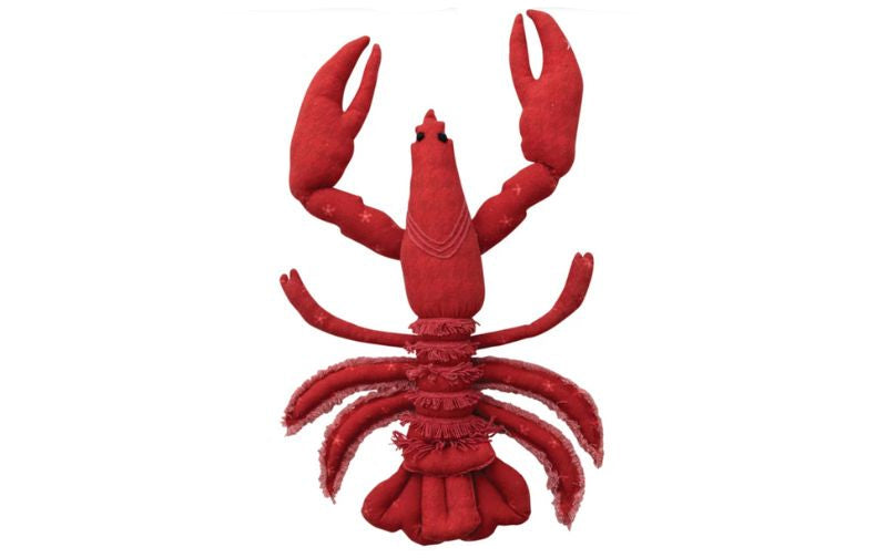 Cotton Printed Lobster Shaped Pillow